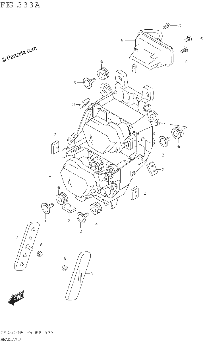 Diagrama de HEADLAMP