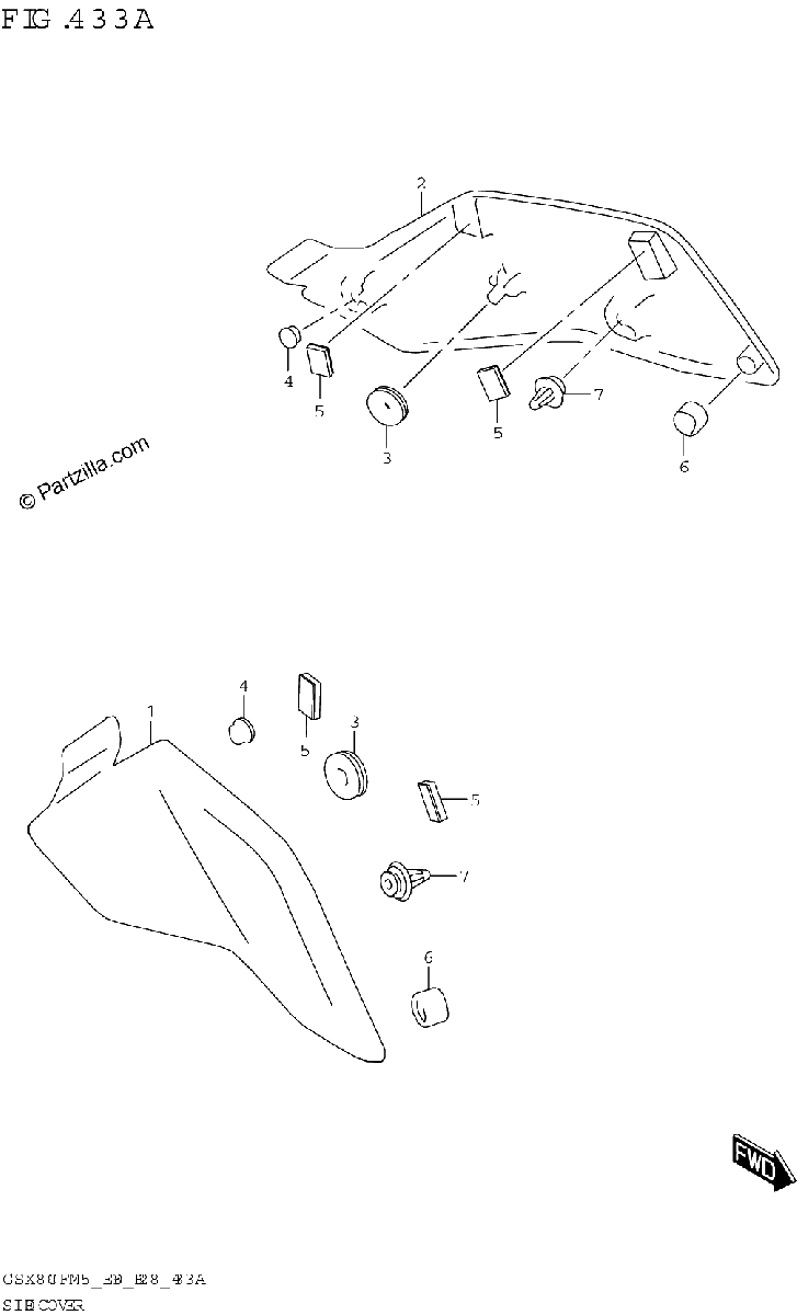 Diagrama de SIDE COVER