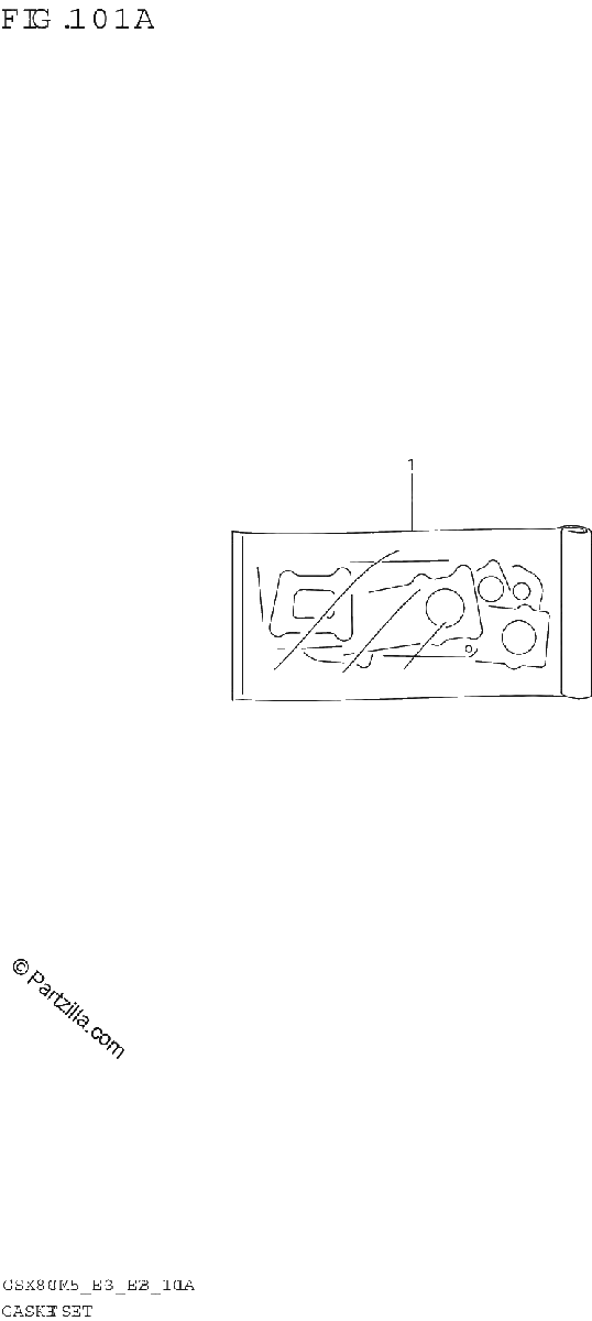 Diagrama de GASKET SET