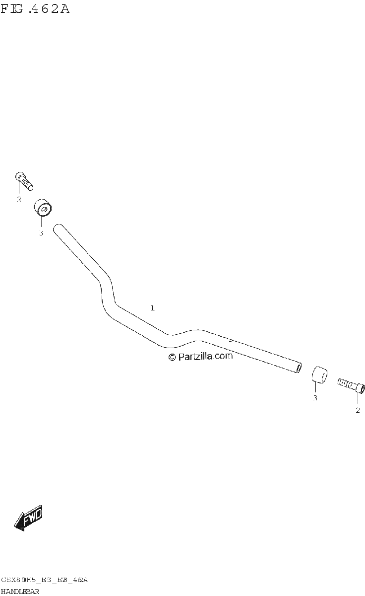 Diagrama de HANDLEBAR