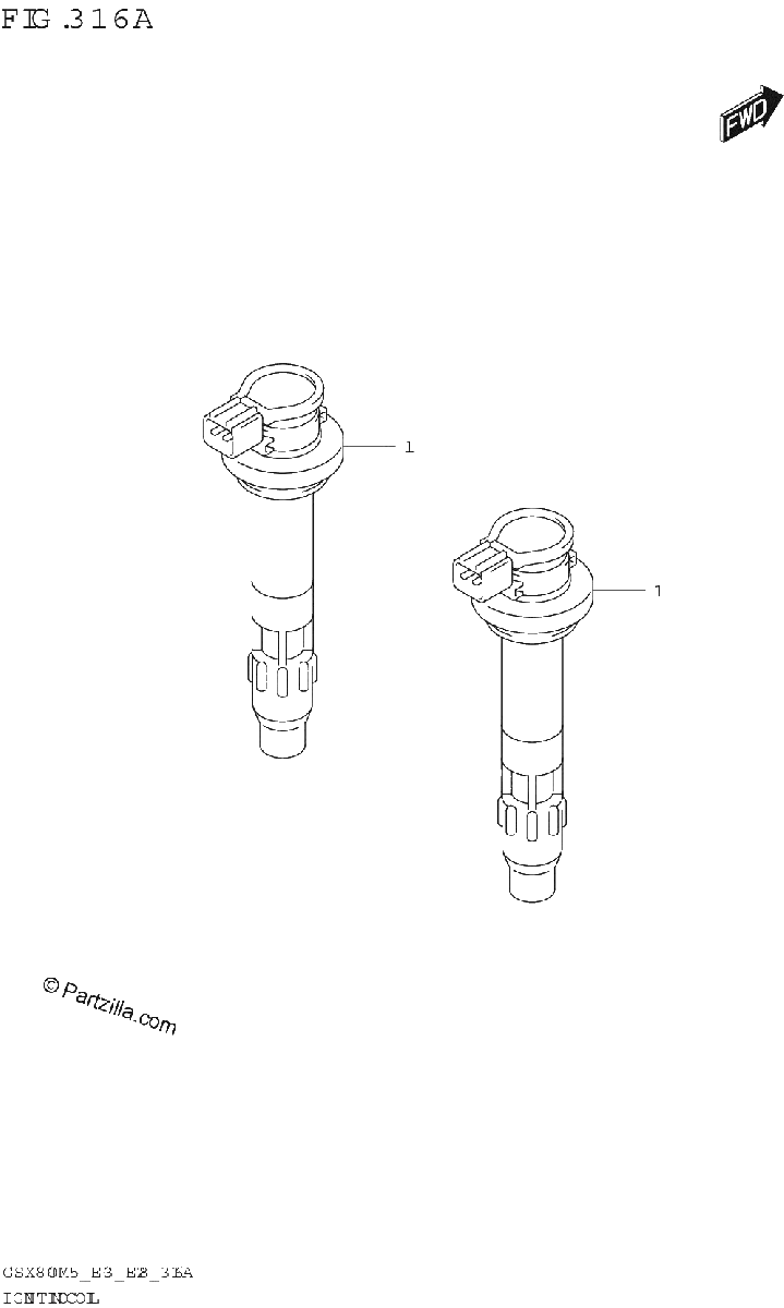 Diagrama de IGNITION COIL