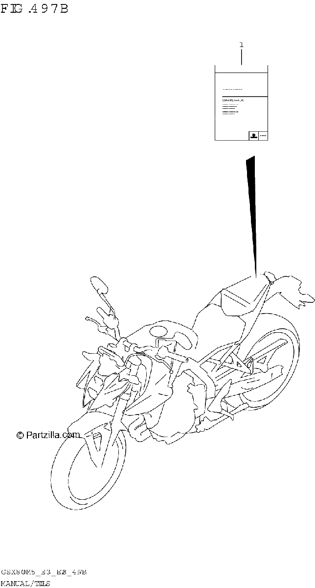 Diagrama de MANUAL TOOLS GSX800RQ M5 E28