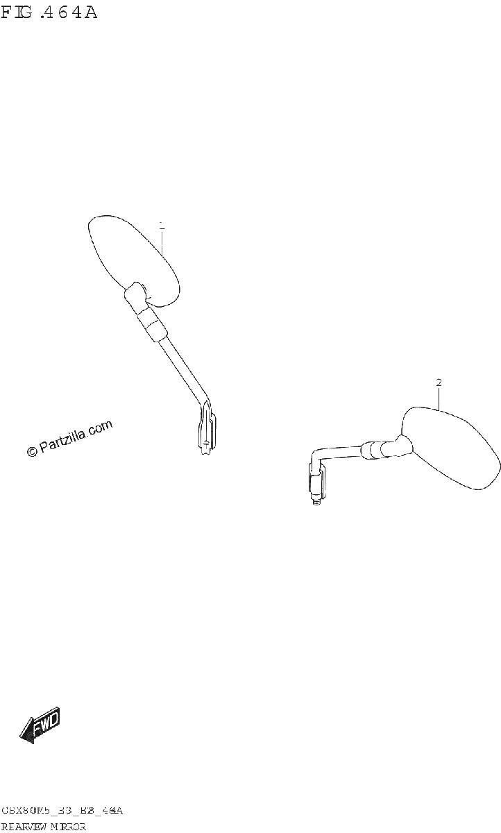 Diagrama de REAR VIEW MIRROR