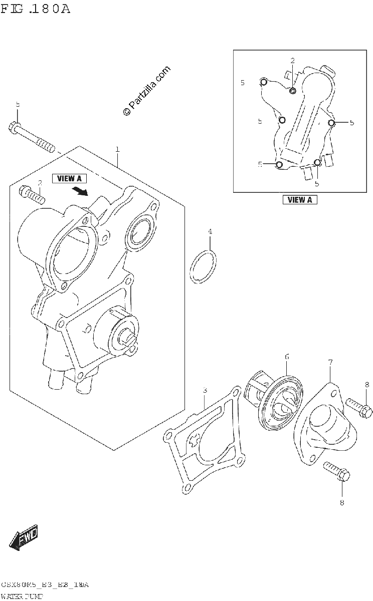 Diagrama de WATER PUMP