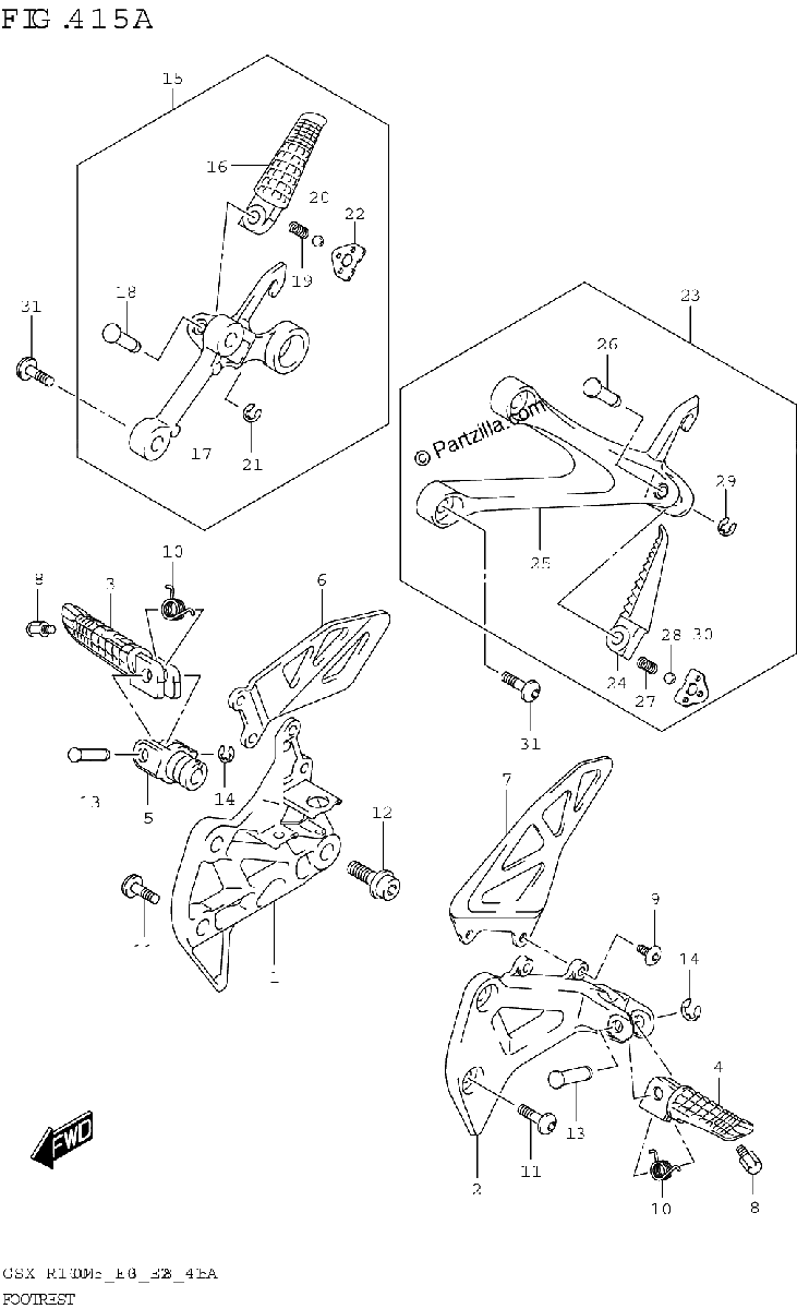 Diagrama de FOOTREST