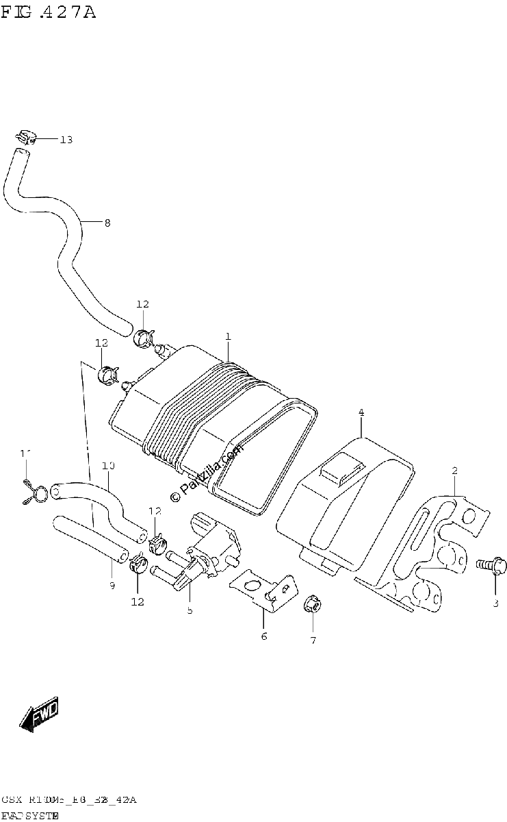 Diagrama de EVAP SYSTEM