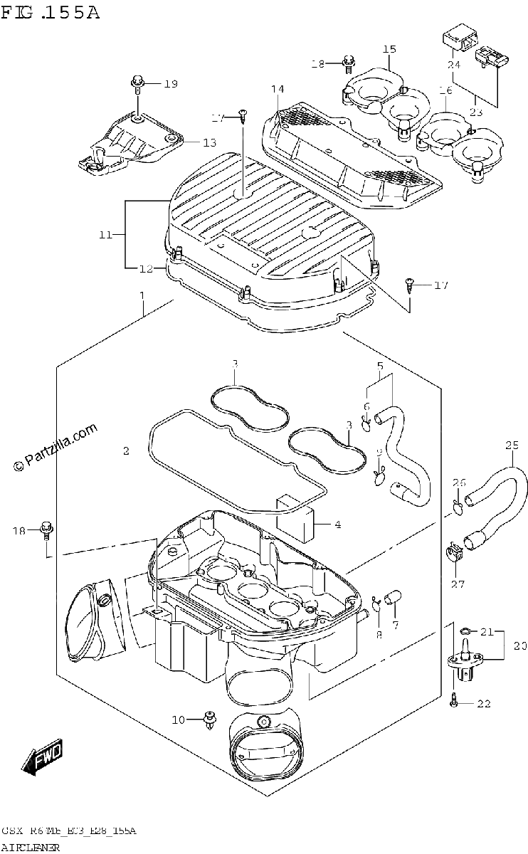 Diagrama de AIR CLEANER