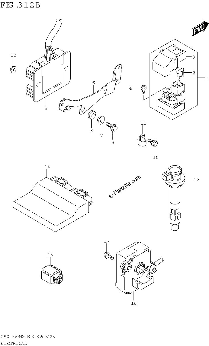 Diagrama de ELECTRICAL E03 E28