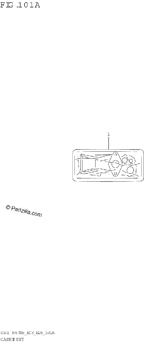 Diagrama de GASKET SET