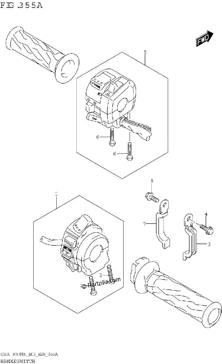 Diagrama de HANDLE SWITCH