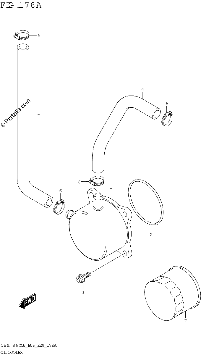Diagrama de OIL COOLER