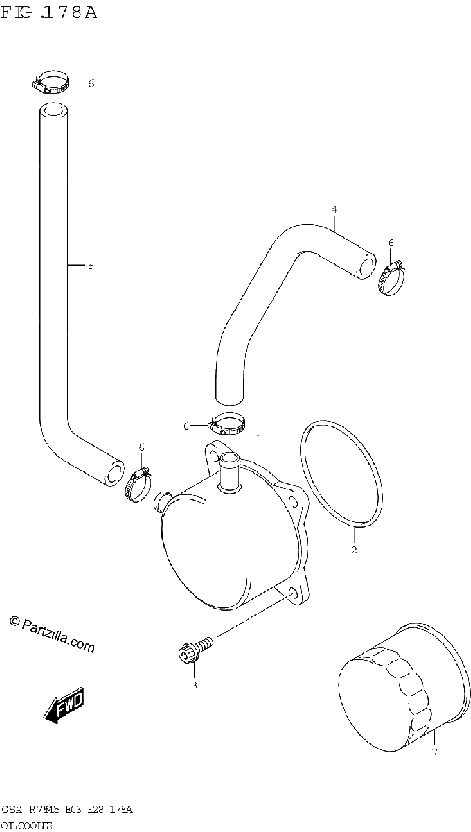 Diagrama de OIL COOLER