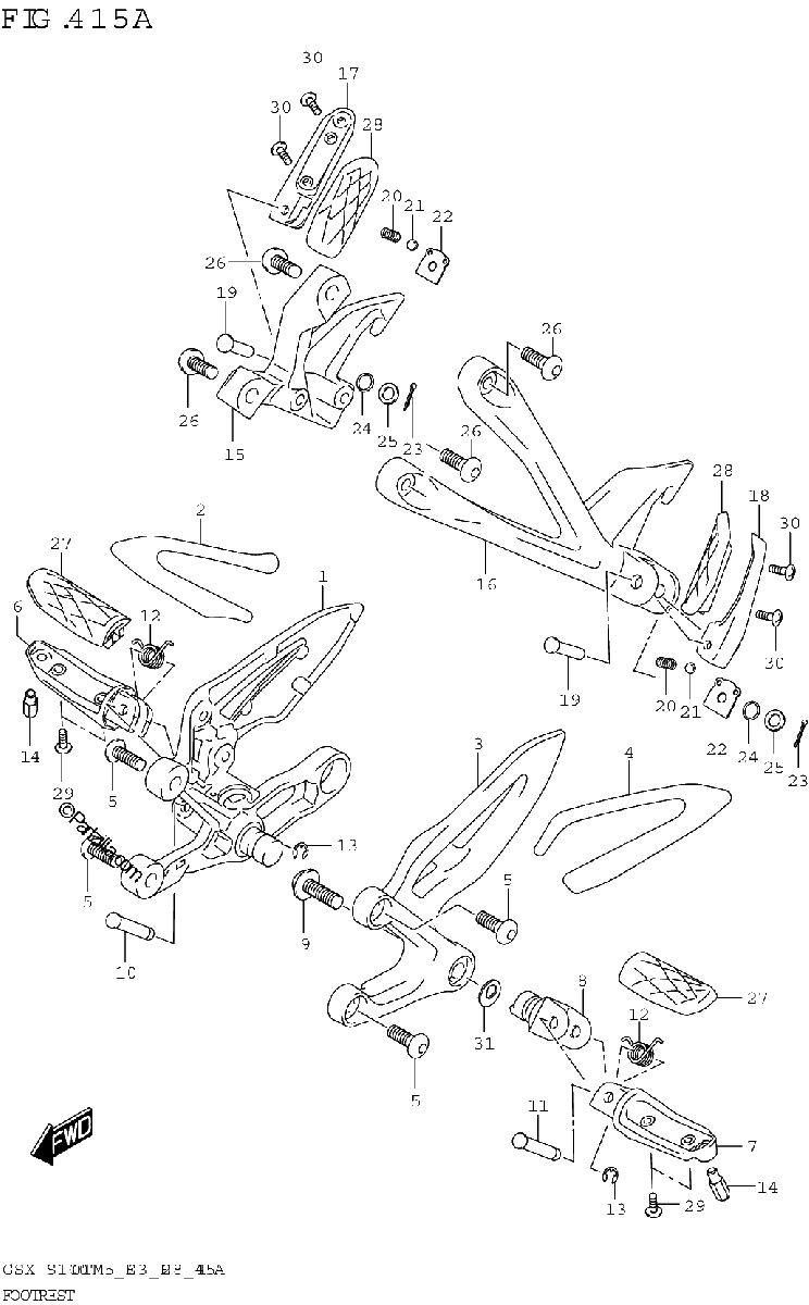 Diagrama de FOOTREST