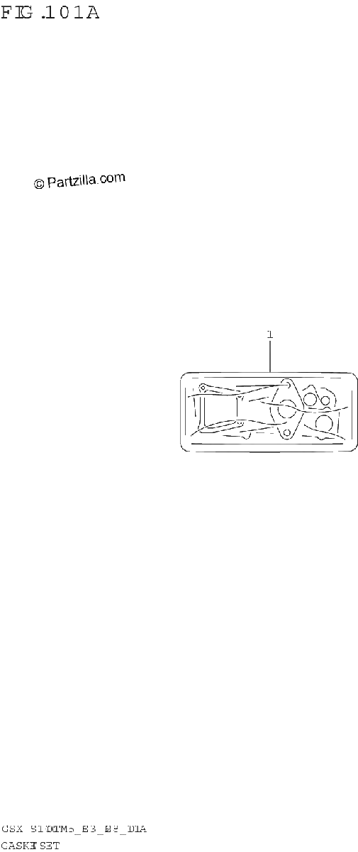 Diagrama de GASKET SET