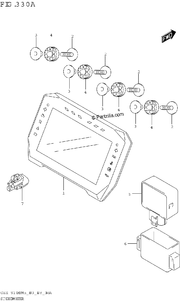 Diagrama de SPEEDOMETER E28