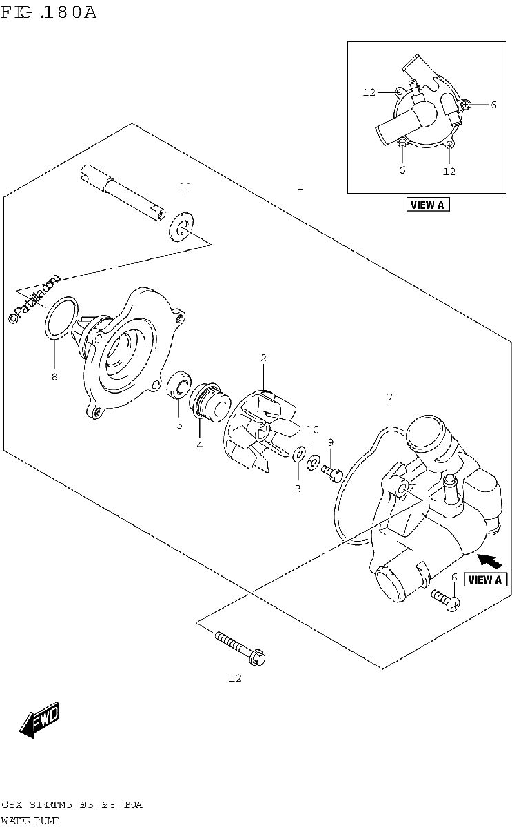 Diagrama de WATER PUMP