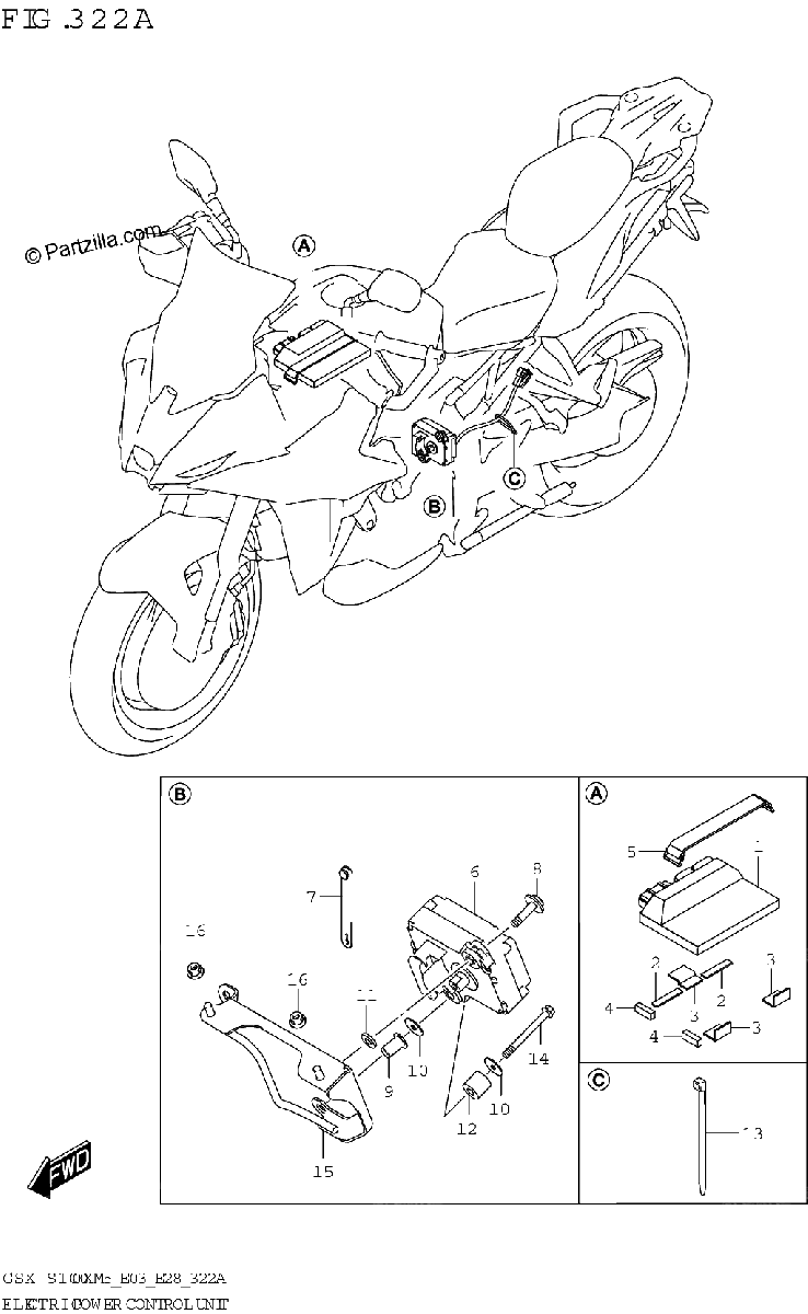 Diagrama de ELECTRIC POWER CONTROL UNIT E03 E28