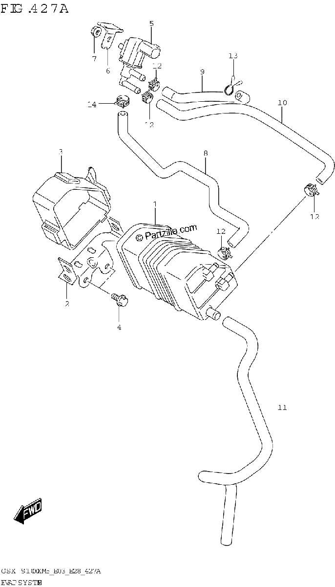 Diagrama de EVAP SYSTEM E33