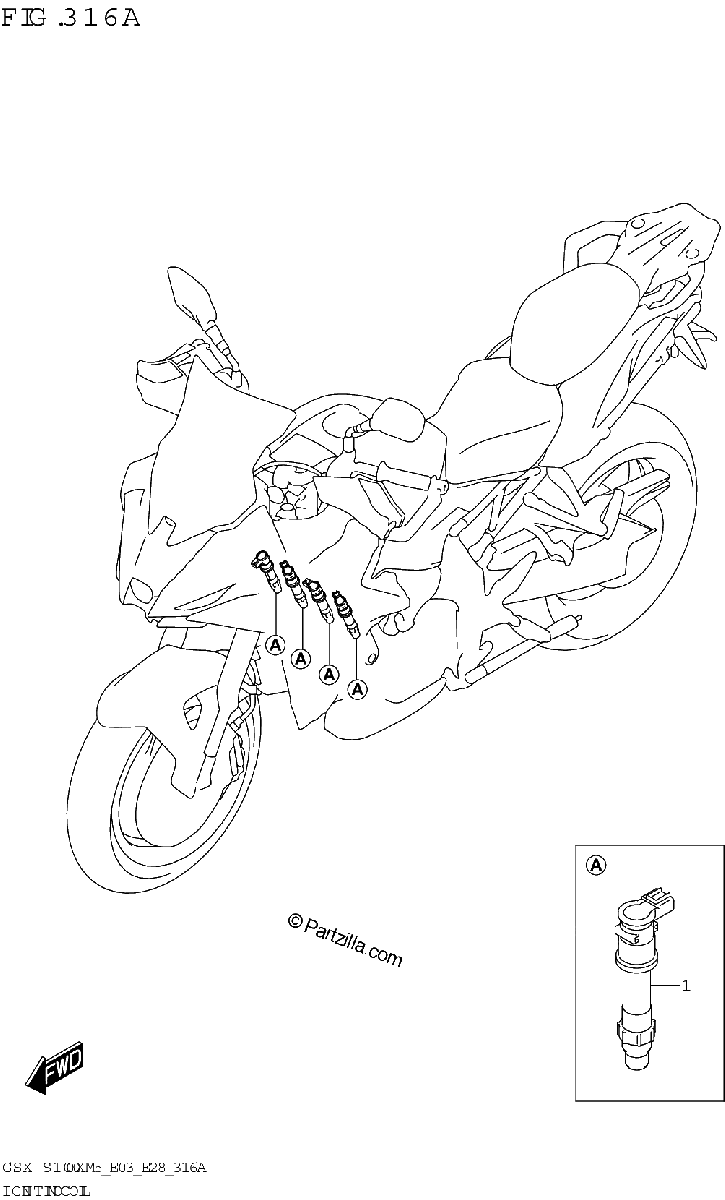 Diagrama de IGNITION COIL