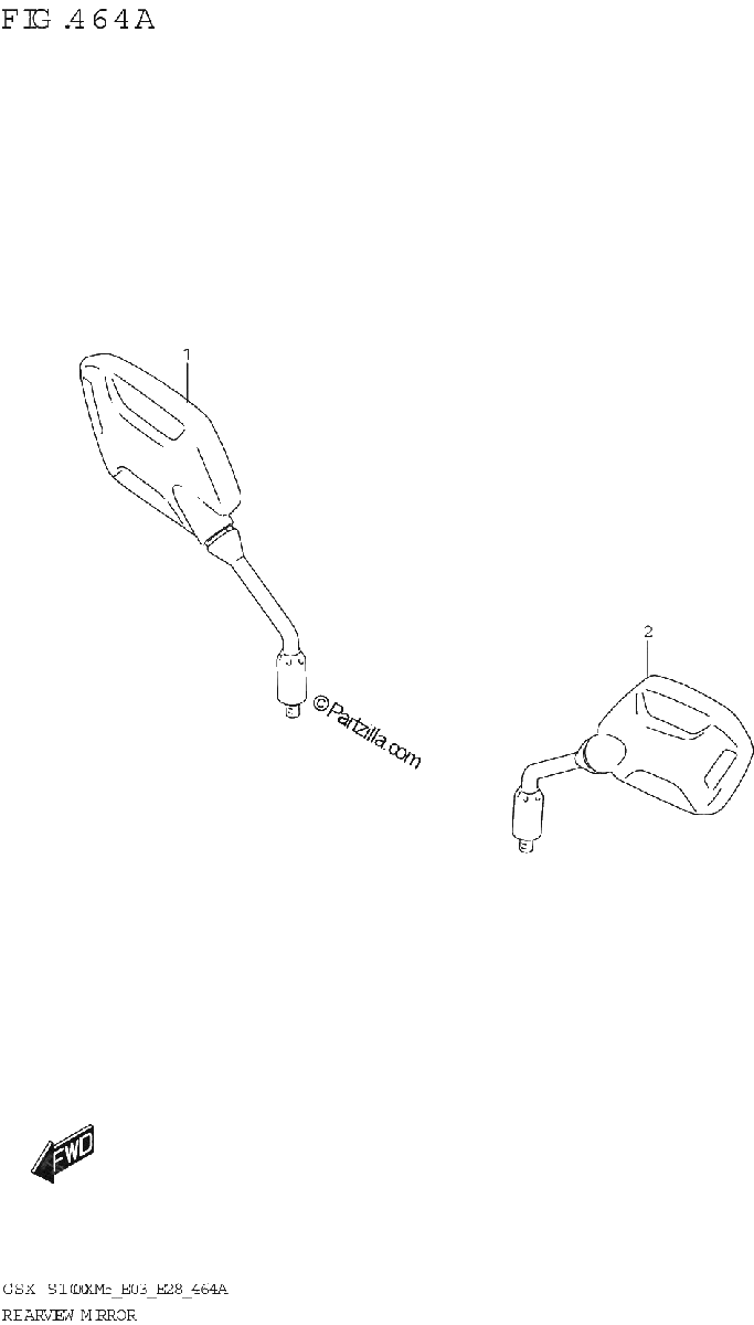 Diagrama de REAR VIEW MIRROR