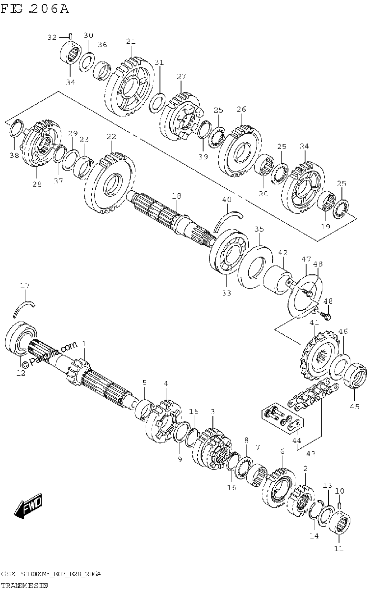 Diagrama de TRANSMISSION