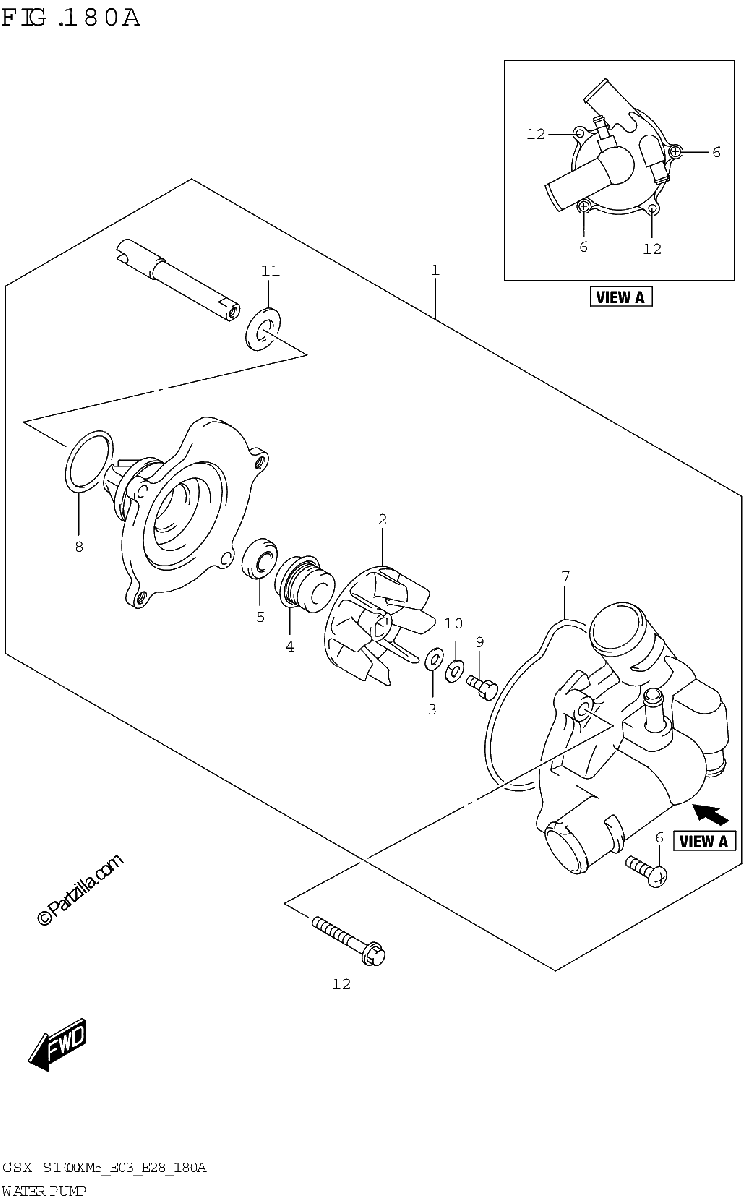 Diagrama de WATER PUMP