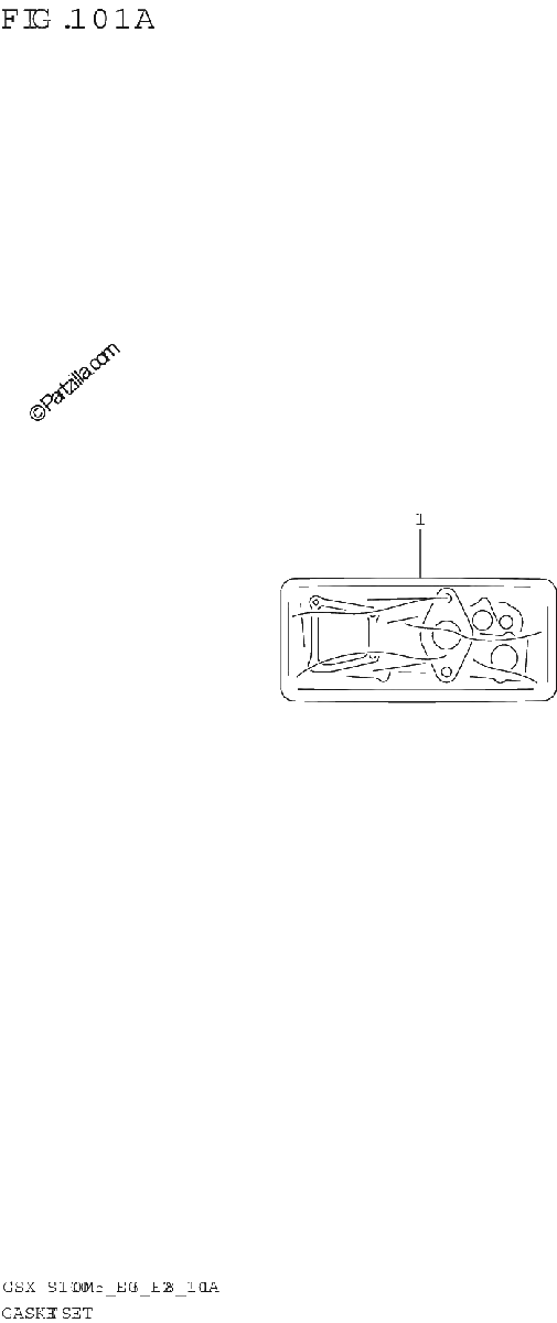 Diagrama de GASKET SET