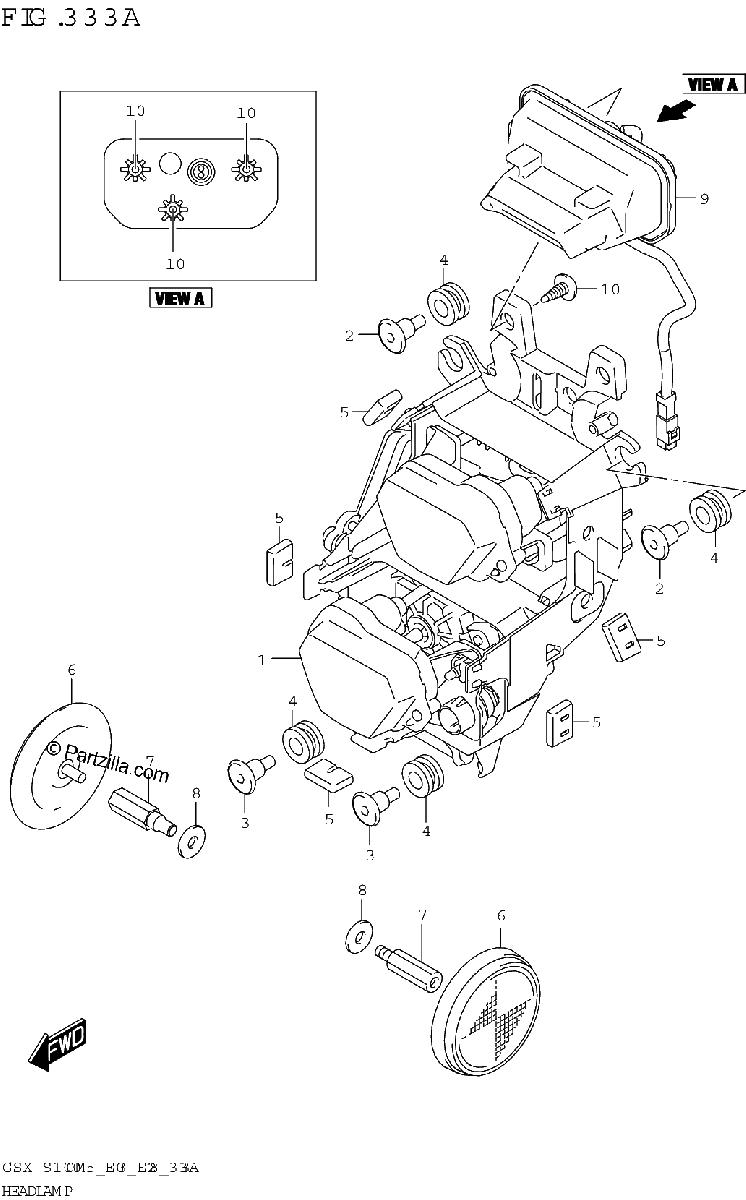 Diagrama de HEADLAMP