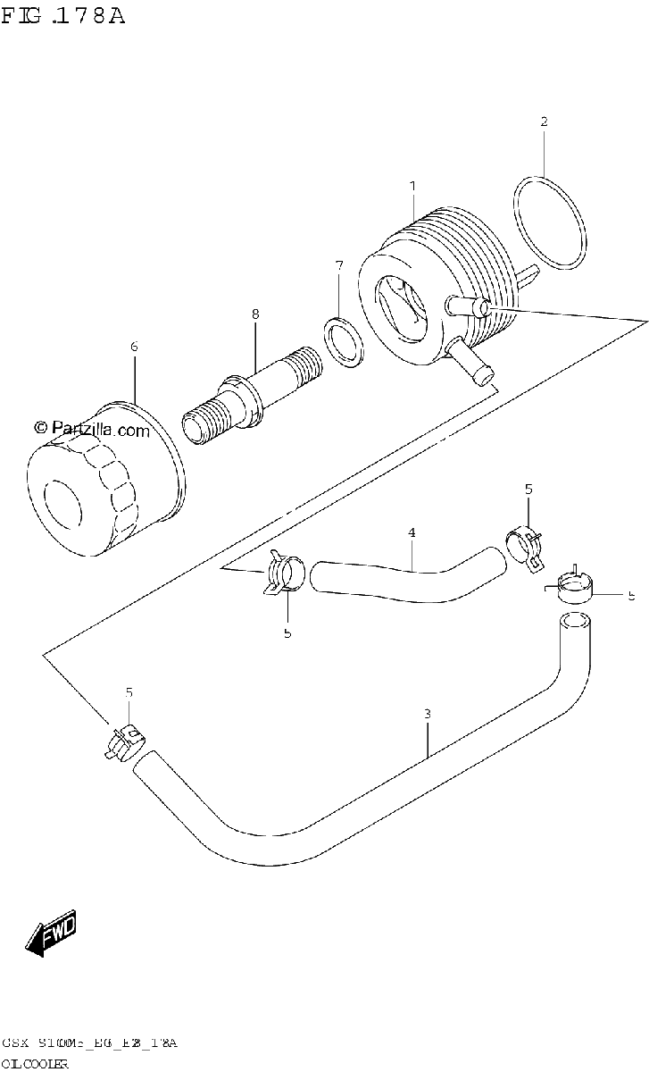 Diagrama de OIL COOLER