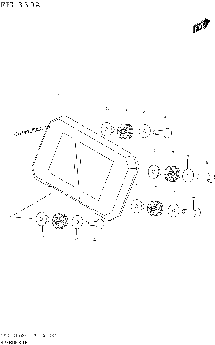 Diagrama de SPEEDOMETER E28