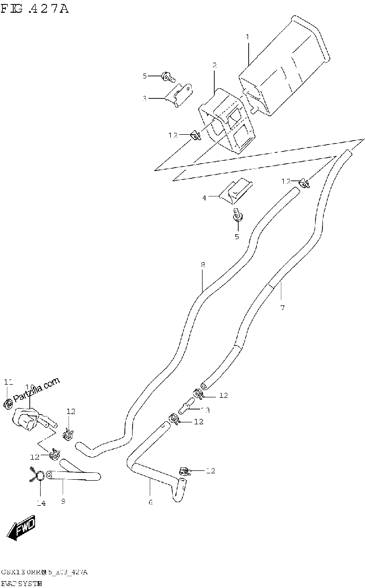 Diagrama de EVAP SYSTEM E33