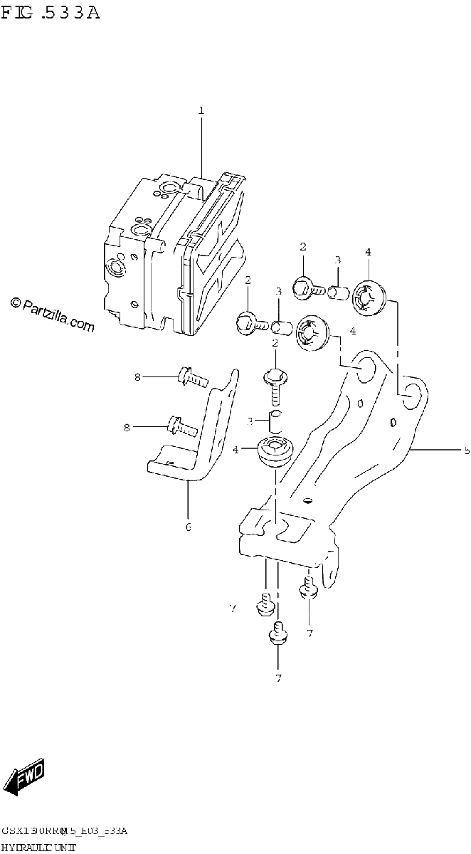 Diagrama de HYDRAULIC UNIT