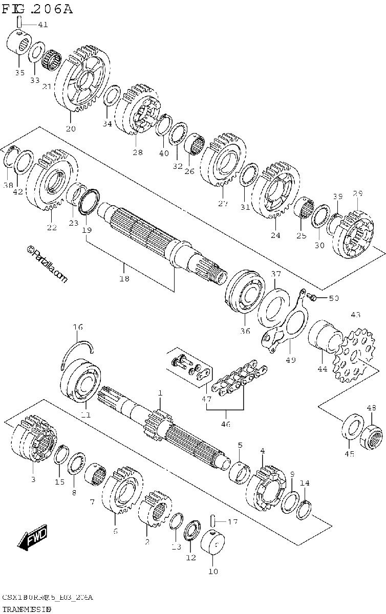 Diagrama de TRANSMISSION