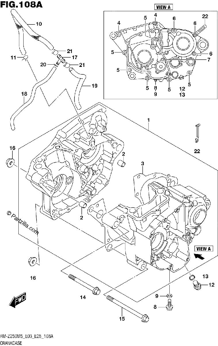 Diagrama de CRANKCASE