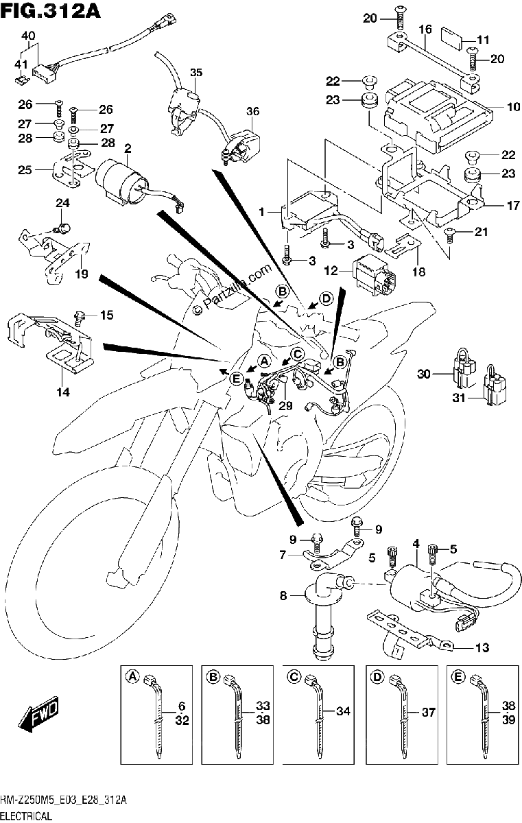 Diagrama de ELECTRICAL E28