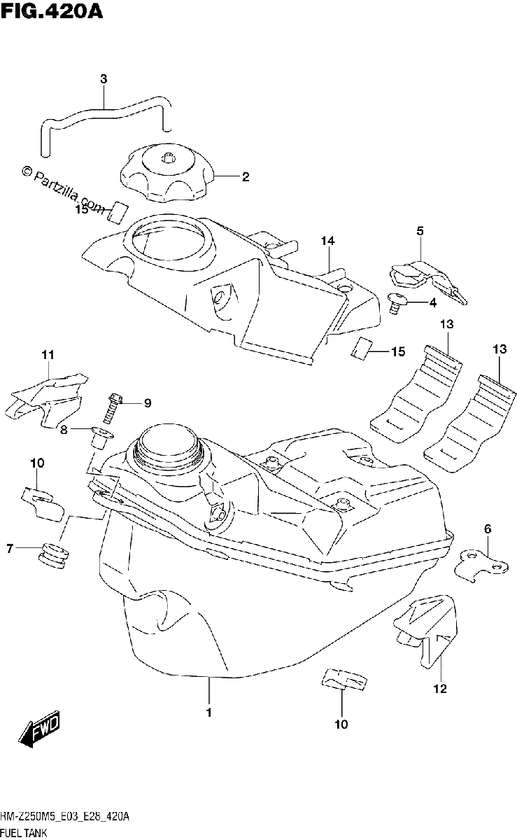 Diagrama de FUEL TANK