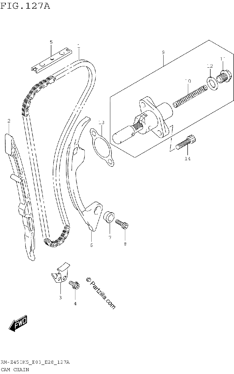 Diagrama de CAM CHAIN