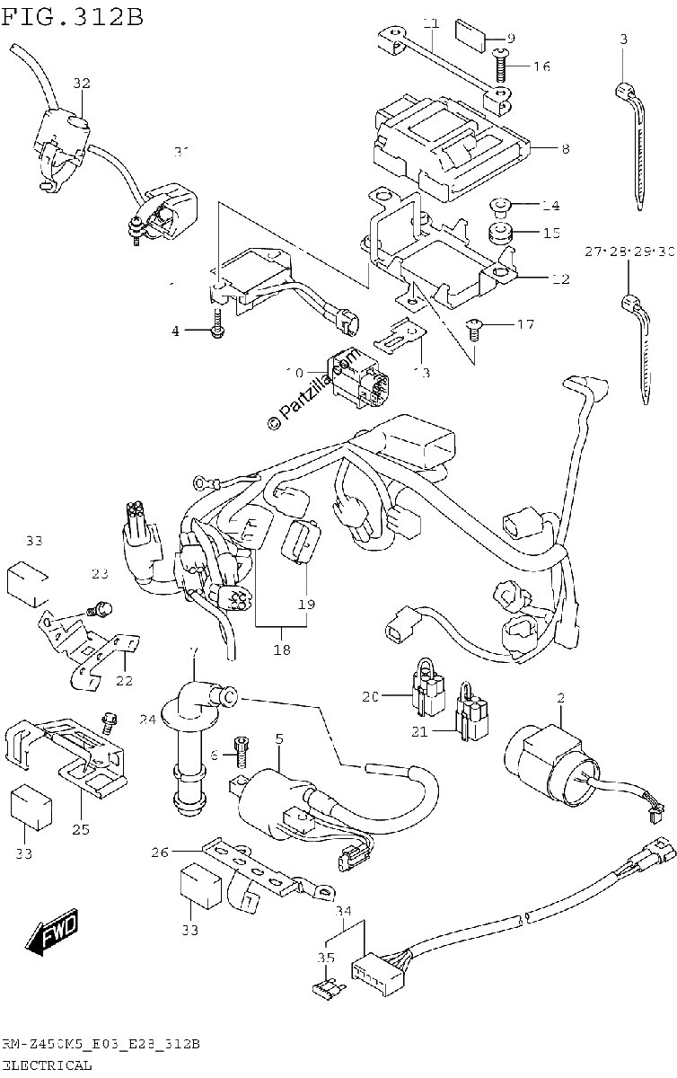 Diagrama de ELECTRICAL E28