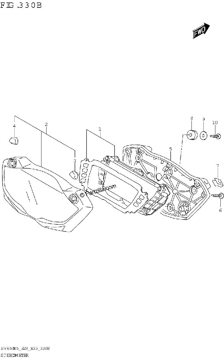 Diagrama de SPEEDOMETER E33