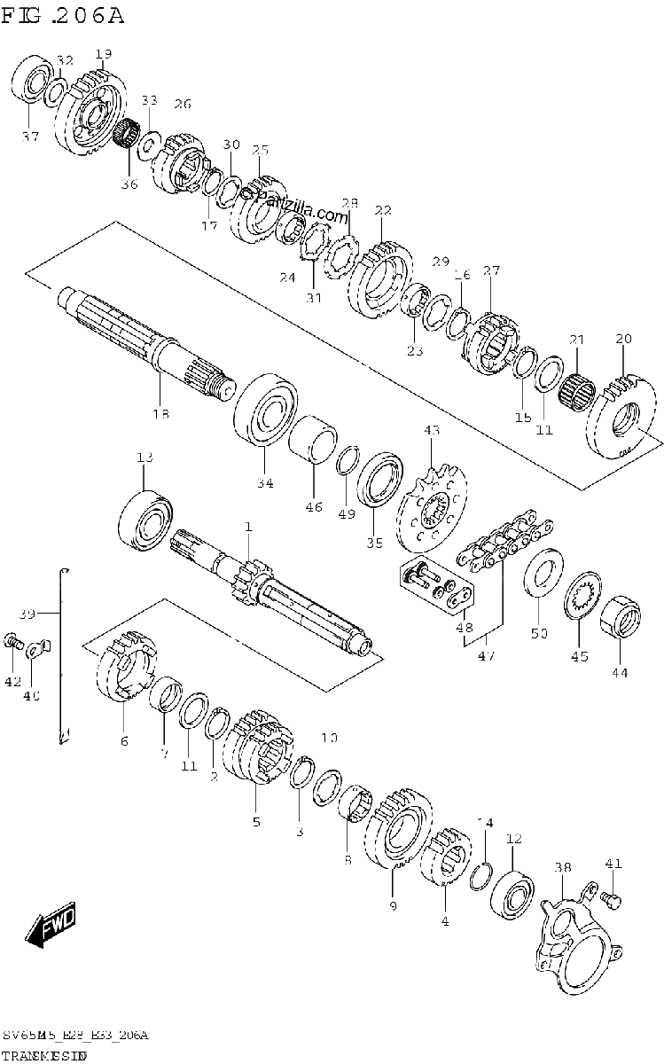 Diagrama de TRANSMISSION