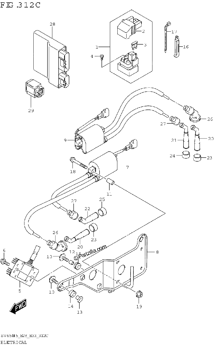 Diagrama de ELECTRICAL E28
