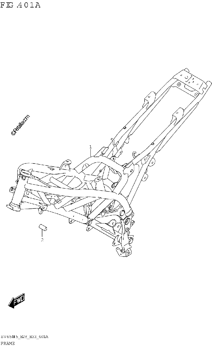 Diagrama de FRAME SV650A