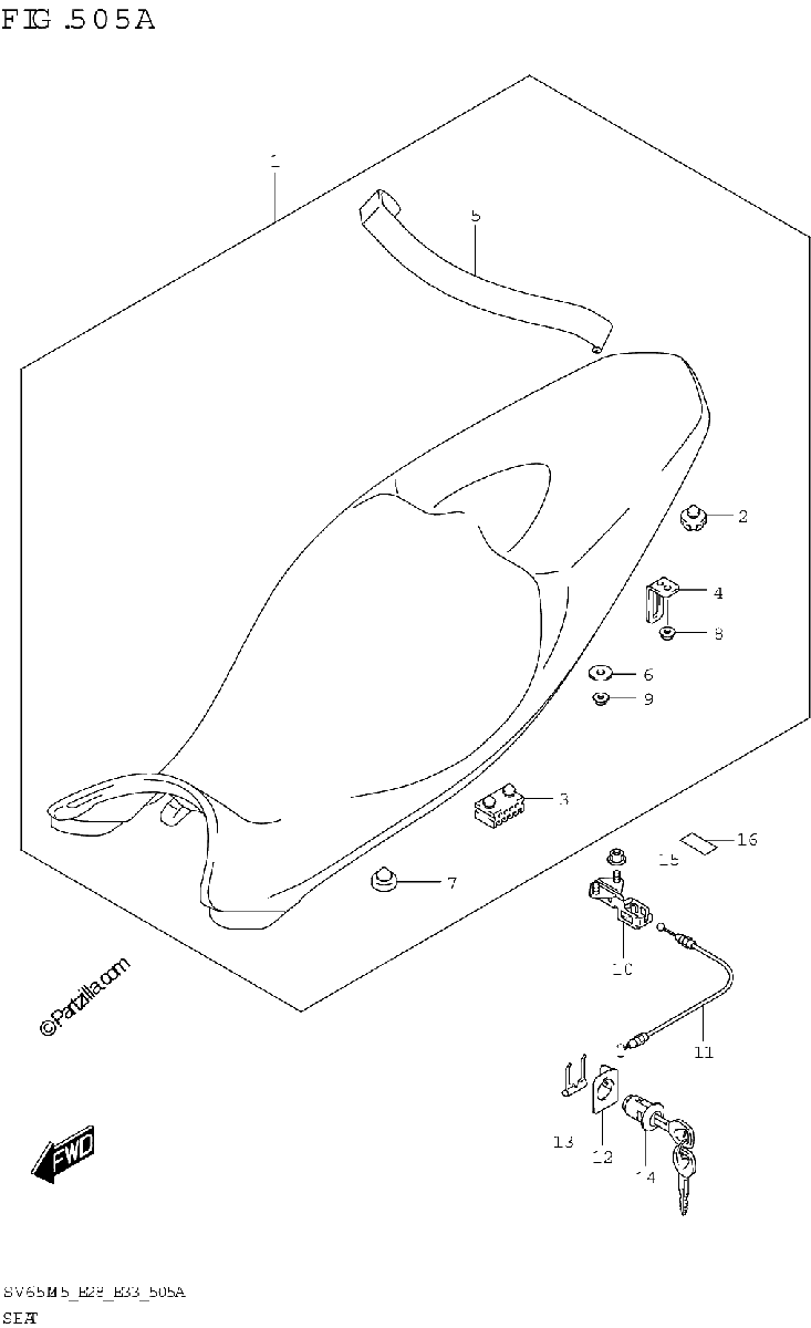 Diagrama de SEAT SV650A