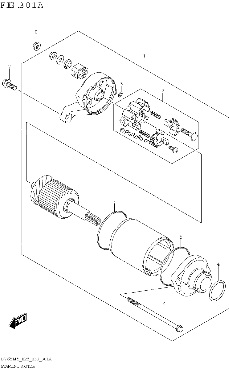 Diagrama de STARTING MOTOR