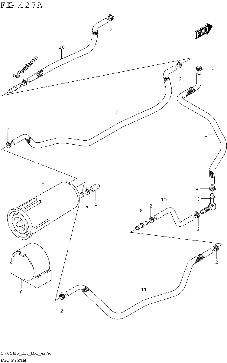 Diagrama de EVAP SYSTEM E33