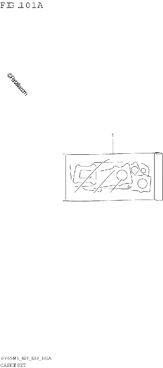 Diagrama de GASKET SET