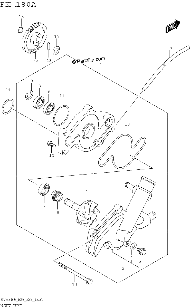 Diagrama de WATER PUMP