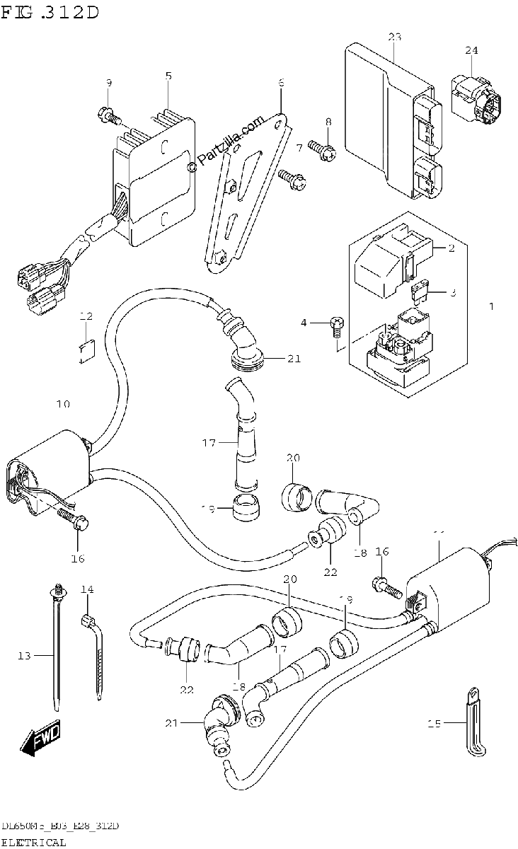 Diagrama de ELECTRICAL E28
