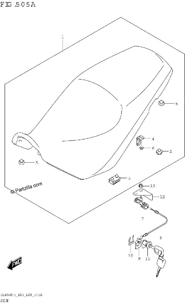 Diagrama de SEAT DL650A