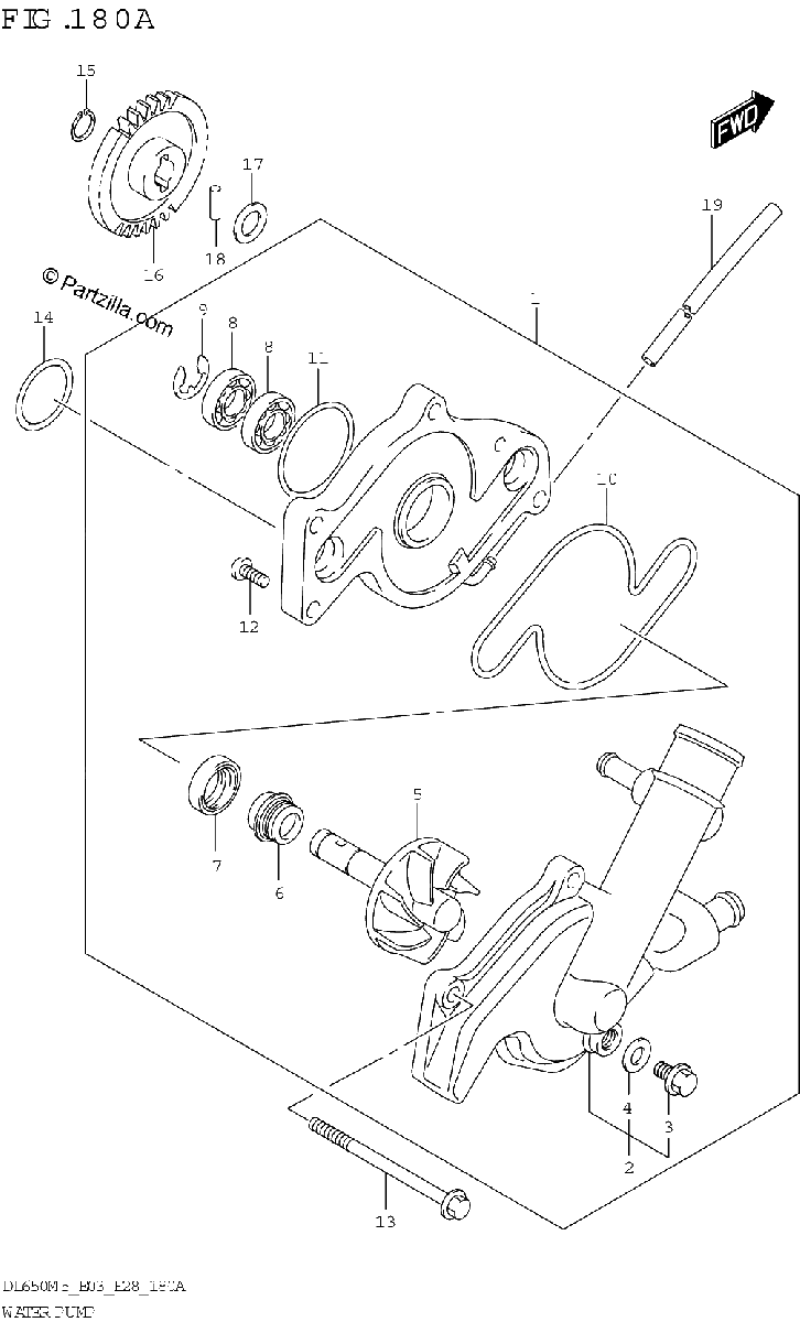 Diagrama de WATER PUMP